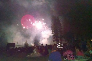 4th of July Fireworks at Burney High School